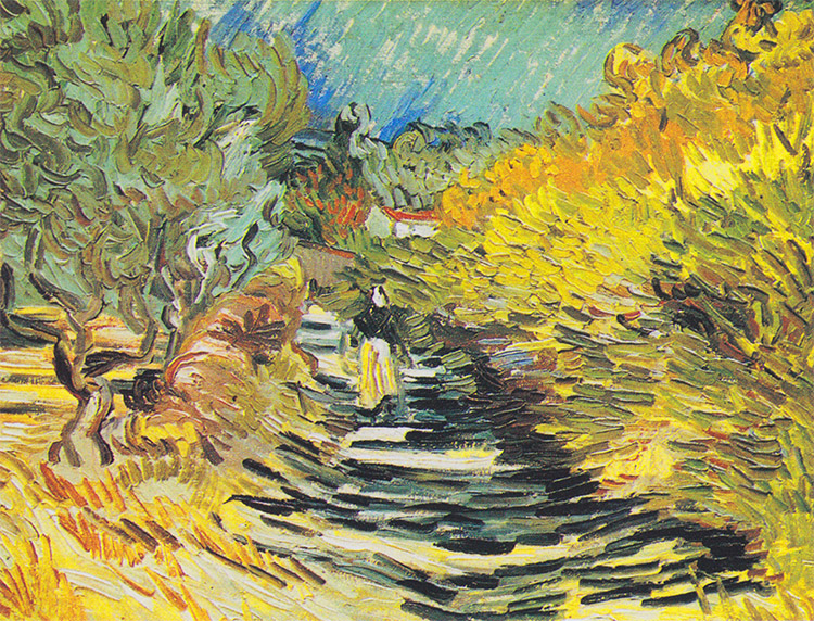 Cesta v Saint-Rémy od Vincenta Van Gogha
