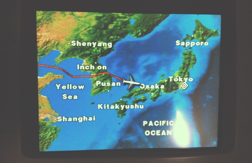 Strategické se vyhnutí Severní Koreji při letu do Tokya